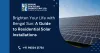 Best solar plant installers - A Guide to Residential Solar Installations