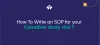 Points to Consider Before you Start Writing your SOP