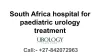 paediatric urology cape town