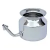 Stainless steel neti pot for sinus congestion ayurvedic jalneti