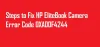 HP EliteBook Camera Error code 0XA00F4244 | +1-855-847-1975