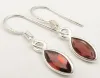 sterling silver gemstone earrings