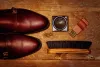 brown formal with brush 