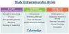 Study Entrepreneurship Online