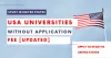 Studying in the USA Without College Application Fee: Things You Must Know