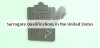 Surrogate Qualifications in the United States