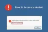 System Error 5 – “Access Is Denied” How to fix? - Techies Post
