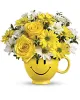 Send Happy Bouquet with Roses to USA | Brezzegifts
