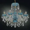 Bobeche with Hanging Crystals