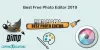 Choose the best free photo editor software for personal photo editing