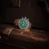 chrono green watch