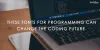 These Fonts For Programming Can Change The Coding Future