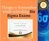 Things to Remember while attending Six Sigma Exams - Amile Institute