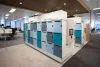 The unique Employee storage lockers system from TZ offers online booking options 