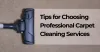 Tips for Choosing Professional Carpet Cleaning Services | Ozzy Master Cleaner