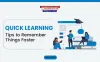Quick Learning: Tips to Remember Things Faster - Momentum
