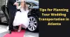 Atlanta wedding limo