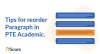 Tips for PTE Reading Reorder Paragraph in PTE Academic - 79Score.com