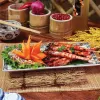 Tôm Sú nướng sốt Thái Lan - Grilled Tiger Prawns with Thai Sauce