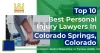 Top 10 Best Personal Injury Lawyers Colorado Springs, CO- Colorado Springs Personal Injury Lawyers