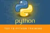 Top 10 python training institutes in bangalore - 2020 review