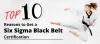 Top 10 Reasons to Get a Six Sigma Black Belt Certification and Training