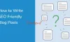 Top 10 Tips for an Awesome and SEO-friendly Blog Post - Ewebgod