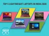 Top 5 Lightweight Laptops in India in 2019