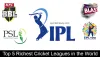 Top 5 Richest T20 Cricket Leagues in the World Right Now