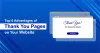 Top 6 Advantages of Thank You Pages on Your Website