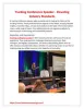 Trucking Conference Speaker - Elevating Industry Standards | PDF
