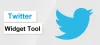 twitter widget tools