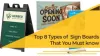 Top 8 Types of Sign Boards &amp; Its Uses That You Must Know