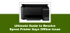 Epson Printer Says Offline Issue