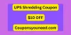 20% Off UPS Shredding Coupon - August 2024