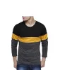  Buy Urbano Fashion Men's Black, Grey, Yellow Round Neck Full Sleeve T-Shirt at Amazon.in - T Shirt Online 