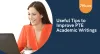Useful Tips to Improve PTE Academic Writings 