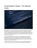 PPT - Using Adapter Classes - The Ultimate Guide PowerPoint Presentation - ID:11790900