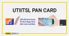 UTIITSL PAN CARD - Vakilsearch