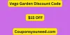 $15 Off Vego Garden Discount Code - March 2025 (*NEW*)