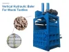 Affordable vertical hydraulic baler | textile fabric fiber cotton baling machine