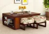 Vesta Coffee Table (Mahogany Finish)