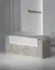 Reception Desk Dubai | Reception counter with logo in UAE