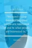 We Need To Stop Interrupting What People Are Interested In And Be What People Are Interested In