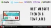 Best Website Themes And Templates To Create Responsive Sites