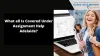 What all Is Covered Under Assignment Help Adelaide?