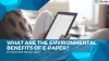 What Are The Environmental Benefits of e-Paper by Microtips Technology