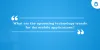 What Are The Upcoming Technology Trends For The Mobile Applications?