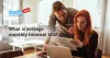 What is average monthly Internet bill?