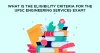 What is the Eligibility Criteria for UPSC Engineering Services exam?